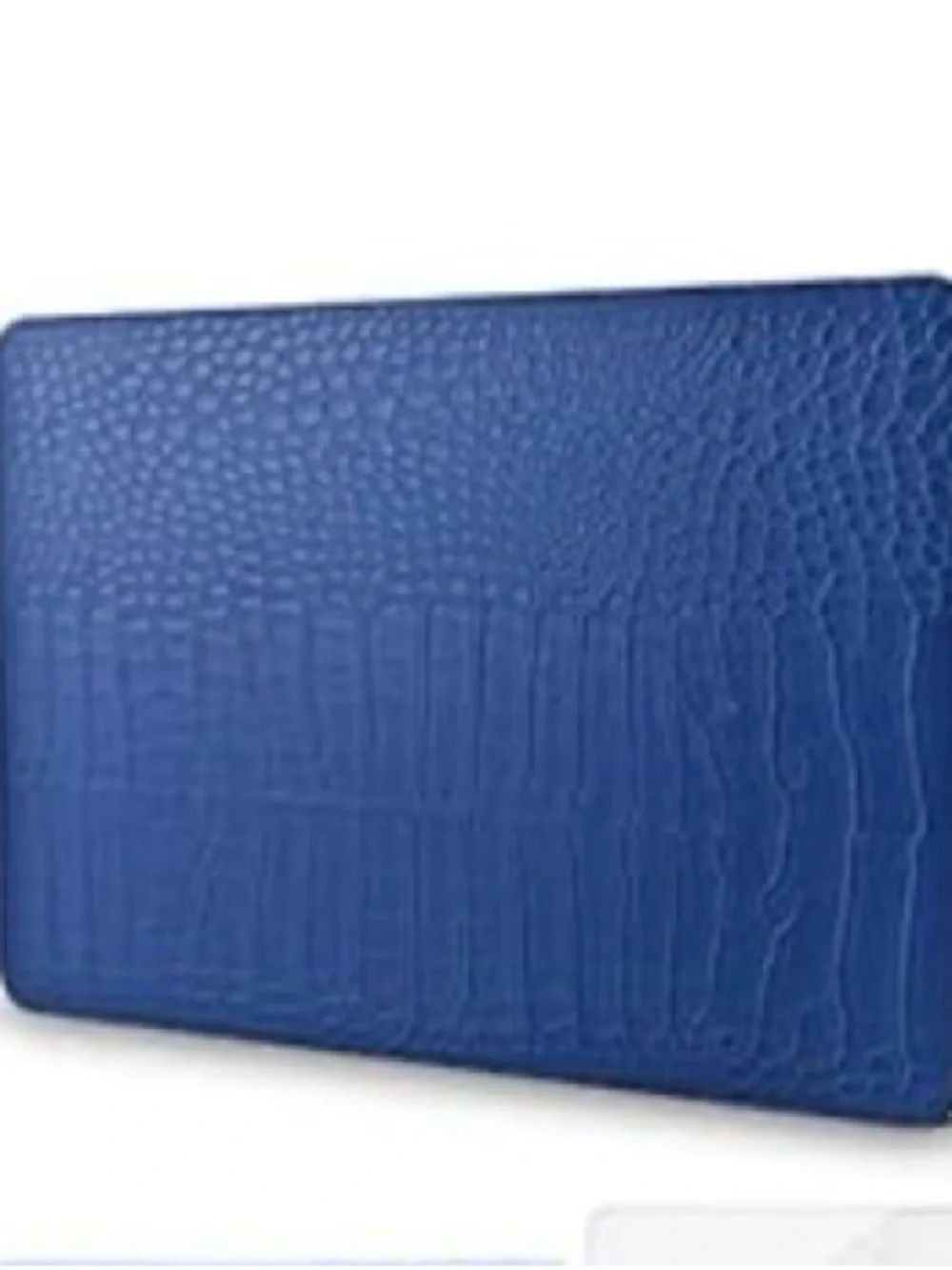 Stylish Faux Blue Croc MacBook Case / Cover